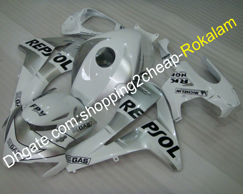 

CBR1000RR CBR1000 1000RR CBR Fireblade 2008 2009 2010 2011 For Honda White Silver Fairing Aftermarket Kit (Injection molding), Customize