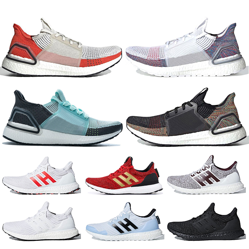 

Top Quality Ultraboost 19 running shoes for men women UltraBoost 4.0 triple white black red trainers sneakers 36-47, #27 5.0 refract 36-45