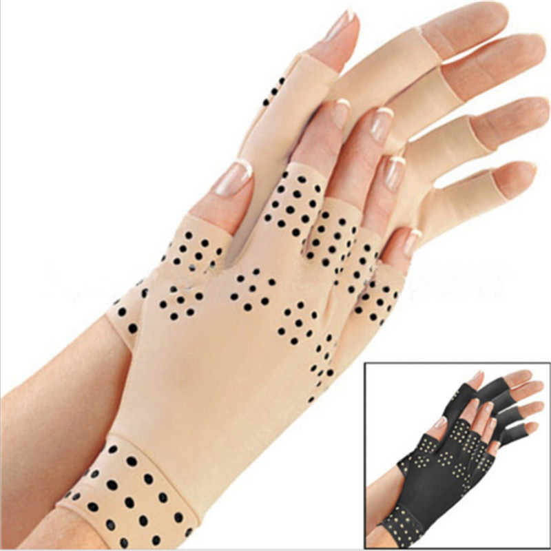 

2019 Brand New Magnetic Anti Arthritis Health Compression Therapy Gloves Fingerless Gloves Home Kitchen Cleaning Tool