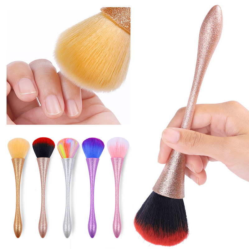 

1 Pc Soft Nail Cleaning Brush Pen Acrylic UV Gel Powder Dust Remover Brush Nail Care Tool Kits Accessory for Nails Art