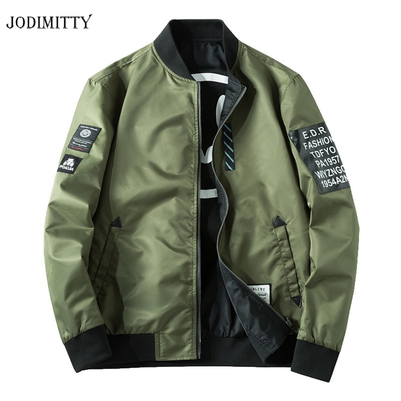 

Jodimitty Men Lightweight Jackets Fall Winter Outerwear Full Zip Up Thin Men Hip Hop Casual Jacket Streetwear Male Fashion Coats, Color 2