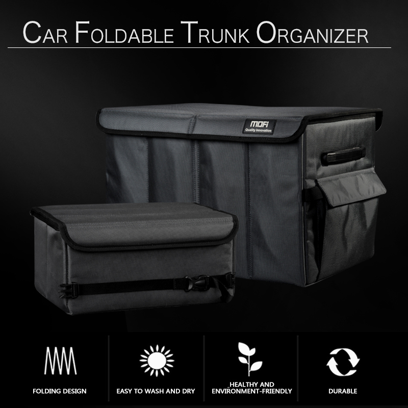 

Car Trunk Organizer by Mofan | waterproof bottom| Foldable cargo storage | Tool storage bag For cars SUV, truck, minivan