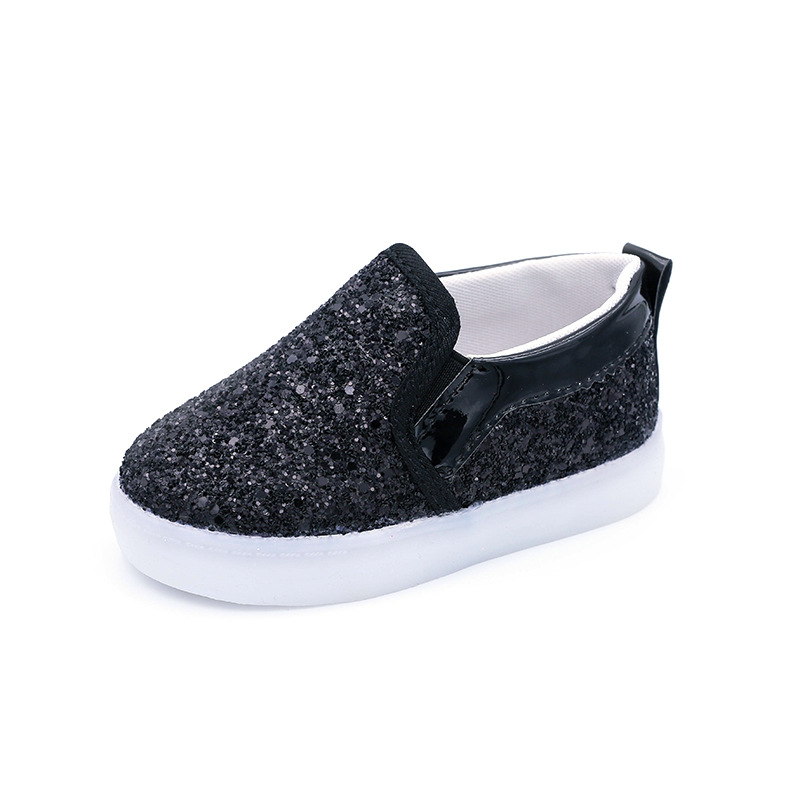 

New Arrival Kids shoes running shoes black gold silver white fashion boys girls sport sneaker size 21-30