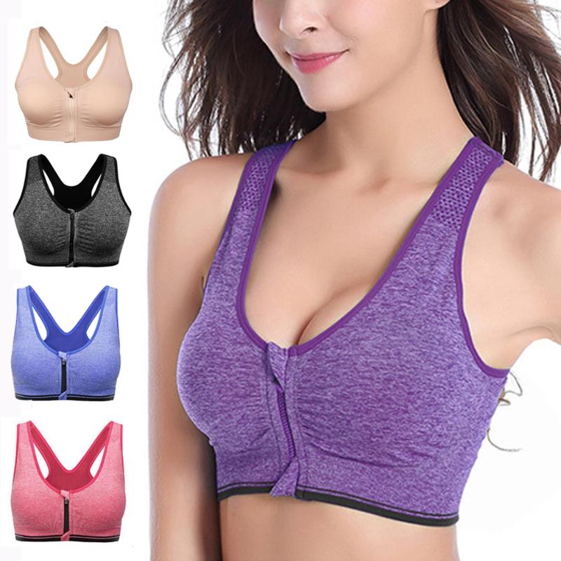 

Women Sports Bra Full Cup Breathable Top Shockproof Cross Yoga Bra Workout For Women Gym Brassiere Yoga Fitness, Black