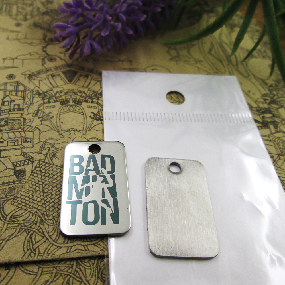 

40pcs--"bad min ton"stainless steel charms more style for choosing DIY Charms pendants for necklace