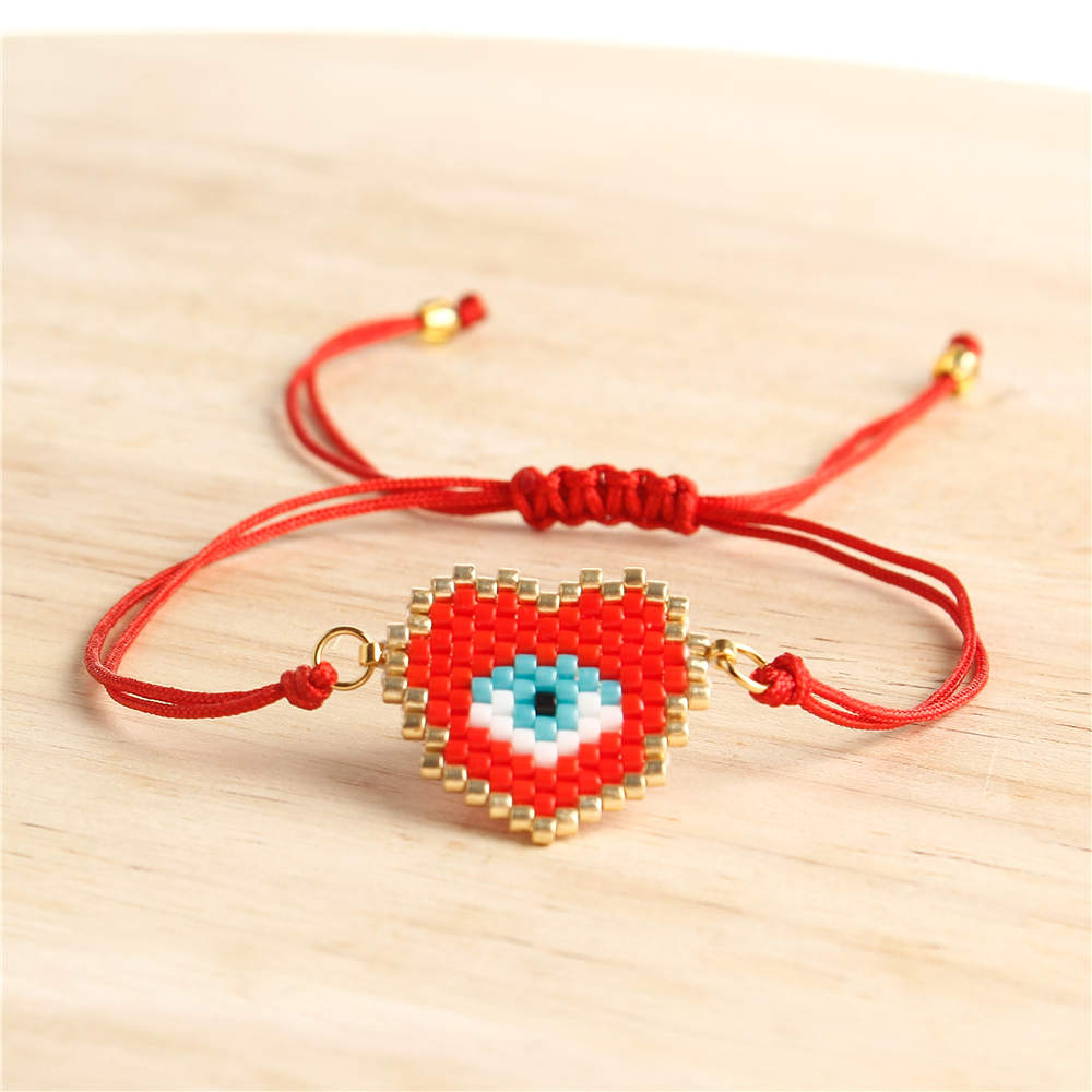 

Go2boho Evil Eye Bracelet Perles MIYUKI Heart Bracelets Women Turkish Eye Mexican Pulseras Mujer 2019 BohoJewelry Bijoux Armband