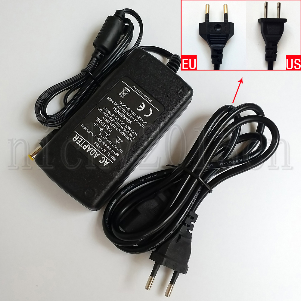 

Full Power DC 12V 3A 36W Power Supply Adapter Transformer Switching Black Indoor Use Non Waterproof US EU Plug AC110-240V Input