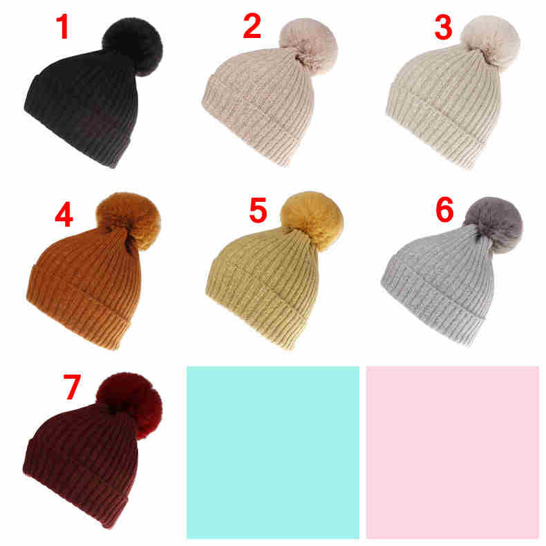 Unisex Striped Knitted Warm Ski Beanie Hat Wool Hip-hop Cap Colorful Stripes CRT