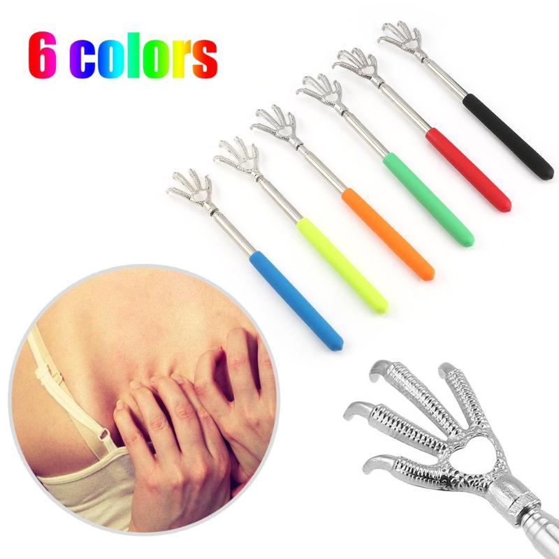 

Adjustable Practical Convenient Claw Ultimate Pen Clip Stainless Steel Massager Back Scratcher extendible 22-58cm