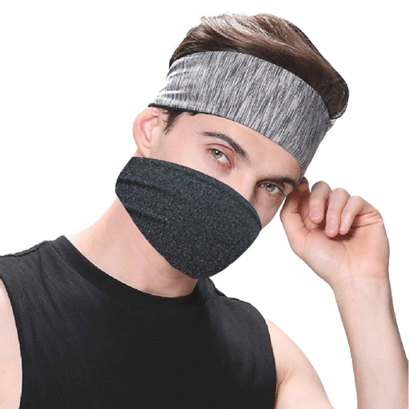 

New Absorbent Cycling Yoga Sport Sweat Headband Unisex Sports Safety Yoga Hair Bands Head Sweat Bands Safe Elastic Sweatband