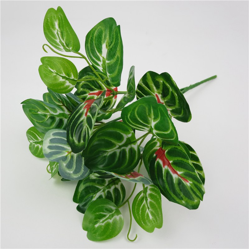

Green Plant Bouquet Artificial Flower Fake Plastic Plant Fake Flower Wall Bonsai Leaf Home Office Garden Decoration