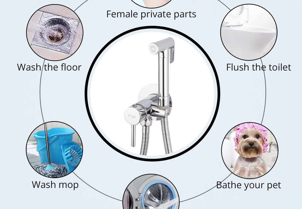 2020 Wholesale Bidet Faucet Bathroom Bidet Shower Set Faucet