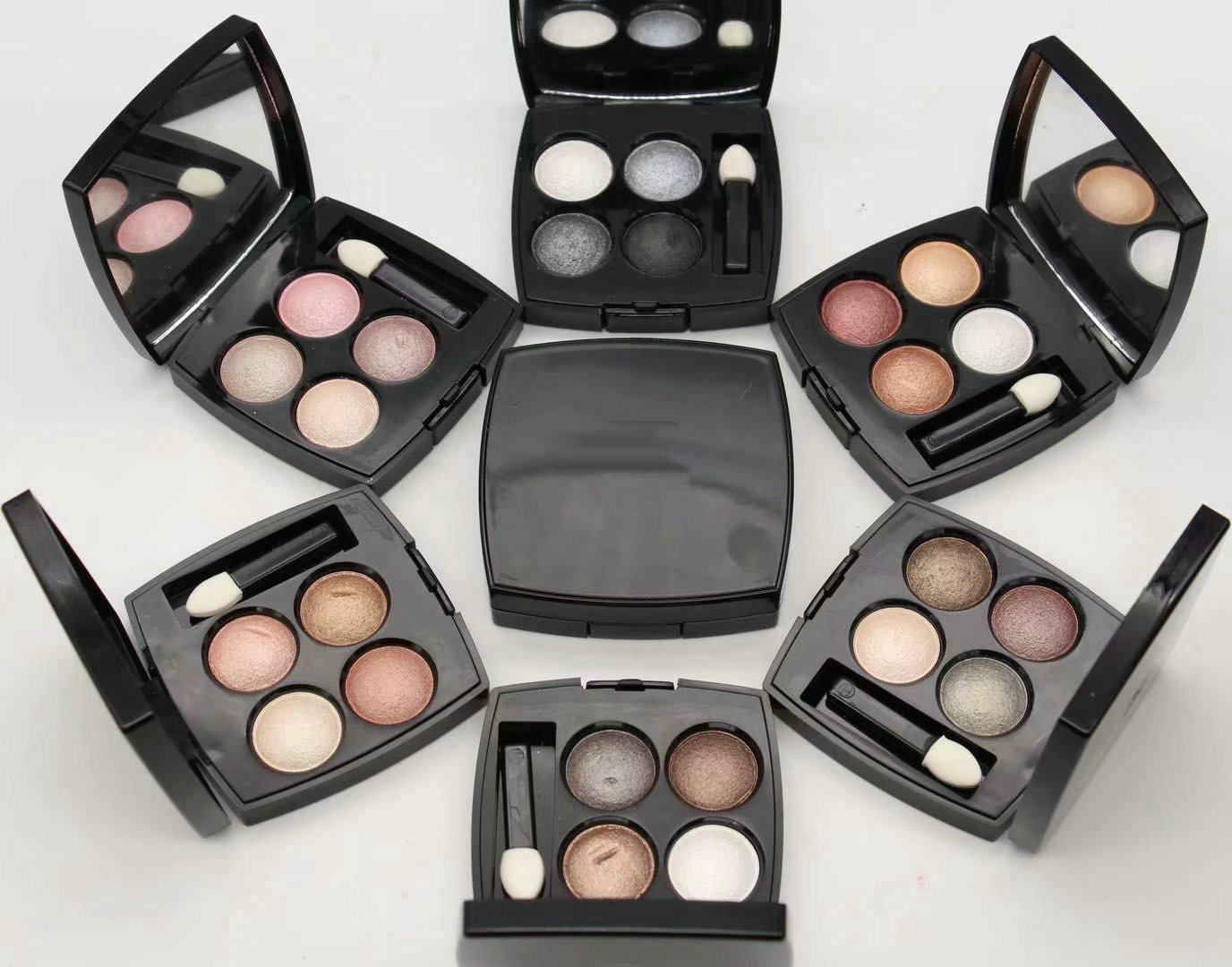 

6pcs brand makeup eye shadow 4 colors eyeshadow palette 2g ing