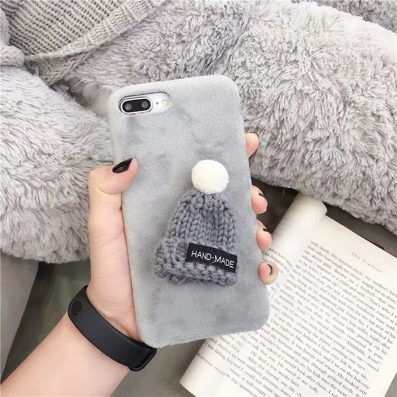 

Winter velvet phone case for huawei nova5 Lovely back covers, Grey