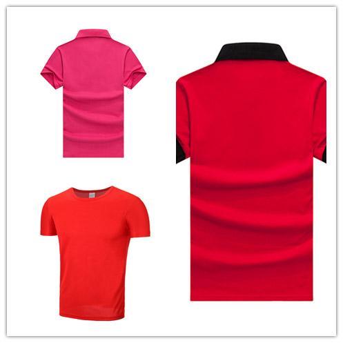 

Men and Women POLO or long shirt Classic Silk Fiber Short Sleeve Uniform T-Shirt J1-75, Gray