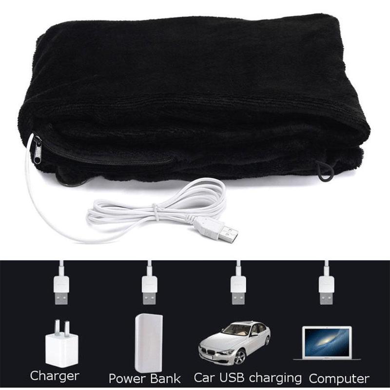 

USB Heated Shawl Lap Blanket Electric Heating Shawl Wearable Blanket For Home Office Car Free Shipping