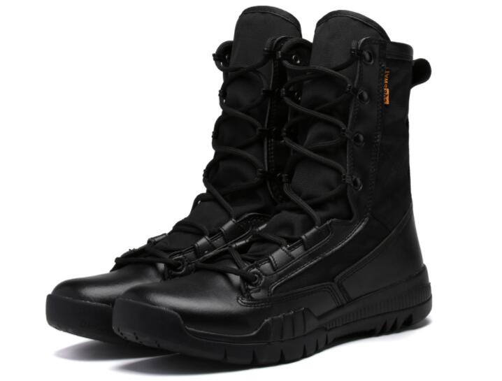 

hot 2022 Shoes Men outdoor high Gang army wear-resistant special forces antiskid extra large desert combat shoes fitness yakuda local online store, Brown