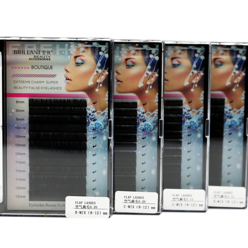 

Matte flat ellipse lashes extension individual ellipse flat eyelashes extensions lash extension supplies maquiagem