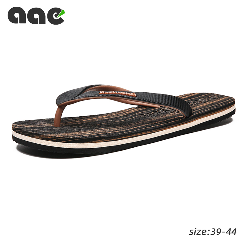 

2020 Summer Men's Slippers Outside Flip-flops Men Beach Slippers Man Sandals Clip Toe Drag Men Casual Shoes Zapatos Hombre 39-44, Black