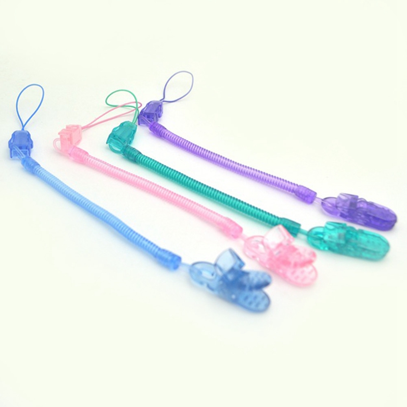 Dummy Clip Sangle Anneau de dentition bébé infantile sangle titulaire clips pacyfier Sécurité Enfant