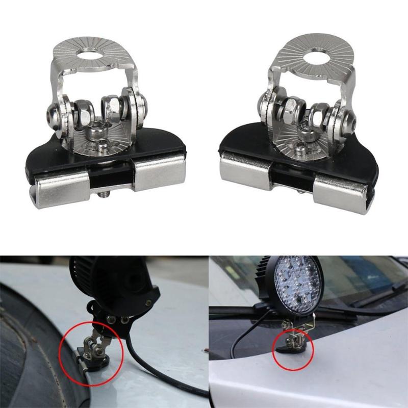 1 par 1-3 coche de aluminio llev/ó la abrazadera ligera del soporte de montaje del sostenedor de la barra de la barra campo a trav/és 1 pulgada