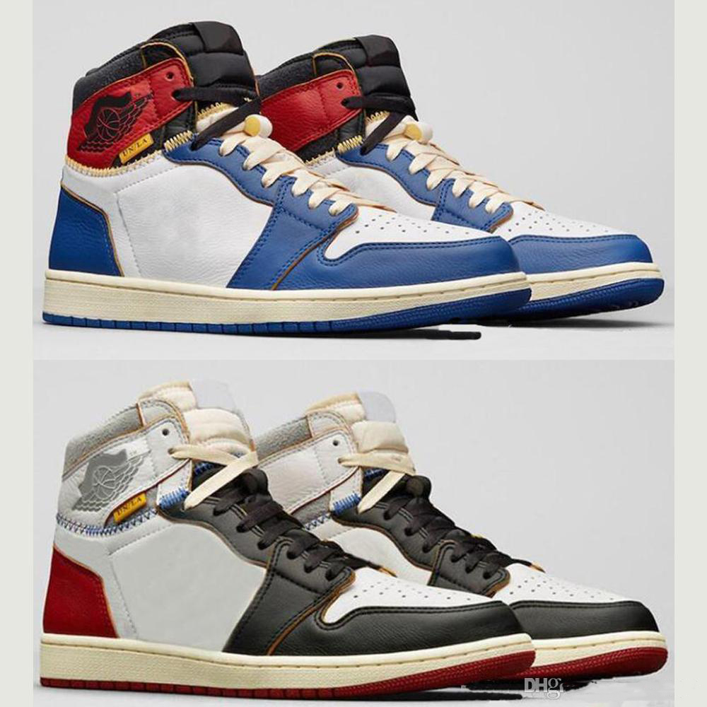 

2019 High OG Mid Mens 1 Basketball Shoes Game Royal Banned Shadow Bred Red Blue White Toe Shoe Cheap Women 1s Chicago Sneakers 2019