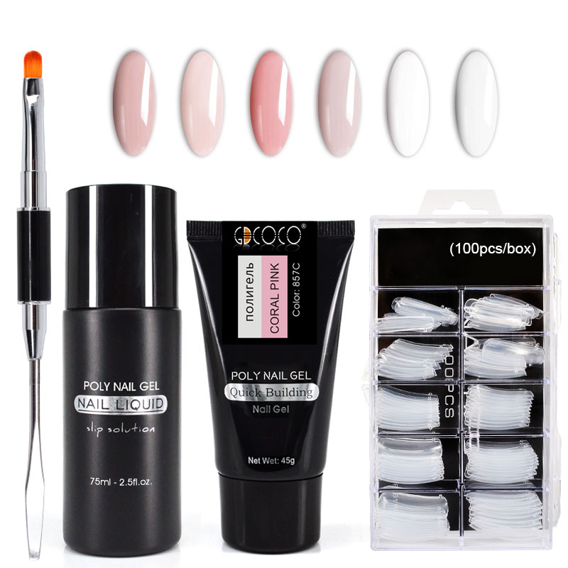 

Primer NO Acid Fast Dry Soak Off UV LED Base Coat Non Cleansing Top Coat Nail Form Acrylic Gel, As pic