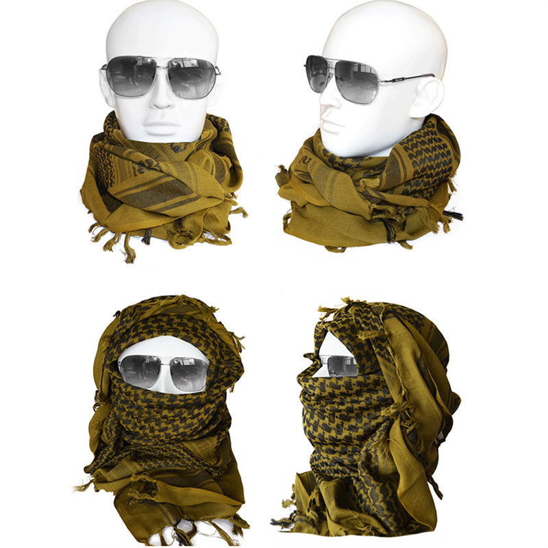 

Outdoor Tactical Headscarf Windproof Sandproof Arabic Headscarf Neck Gaiter Scarf Cycling Fishing Hiking Neck Warmer, As shown