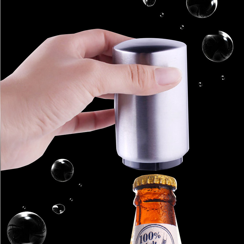 

Magnetic Automatic Beer Opener Stainless Steel Bottle Opener Portable Mag net Wine Openers Bar tools