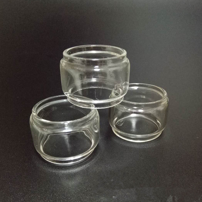 

E cig Clear Glass Tube Replacement Battery For Freemax Fireluke Aero Mesh Pro Tank Atomizers Bulb Fat Boy Convex Extended Ecig Pyrex foam packing