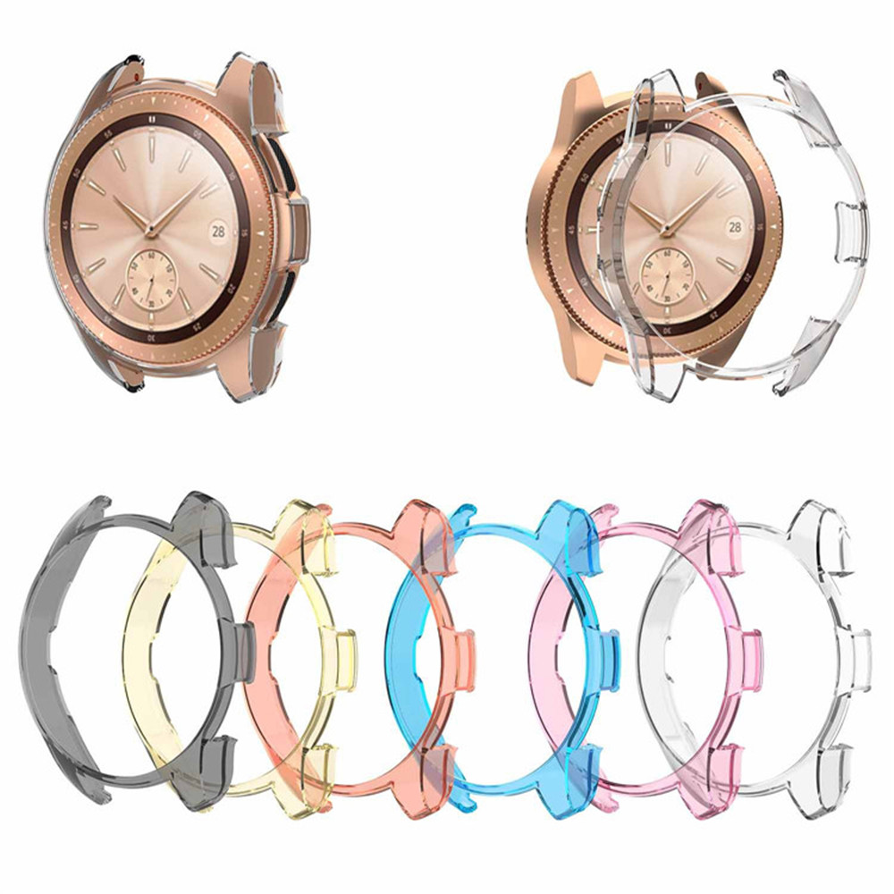 

Transparent PC Watch Cover For Samsung Galaxy Watch Gear S3 Frontier Protective Shell Dustproof Case 46mm 42mm