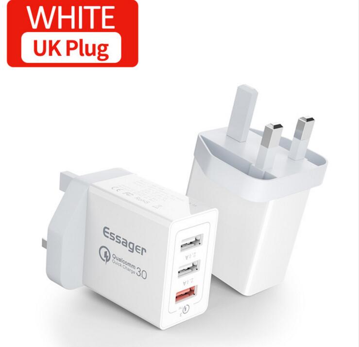 UK Plug White