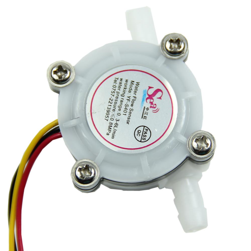 Wasser Durchflusssensor Flowmeter Durchflussmesser 0.3-6L/mi Wasser Flow Sensor 