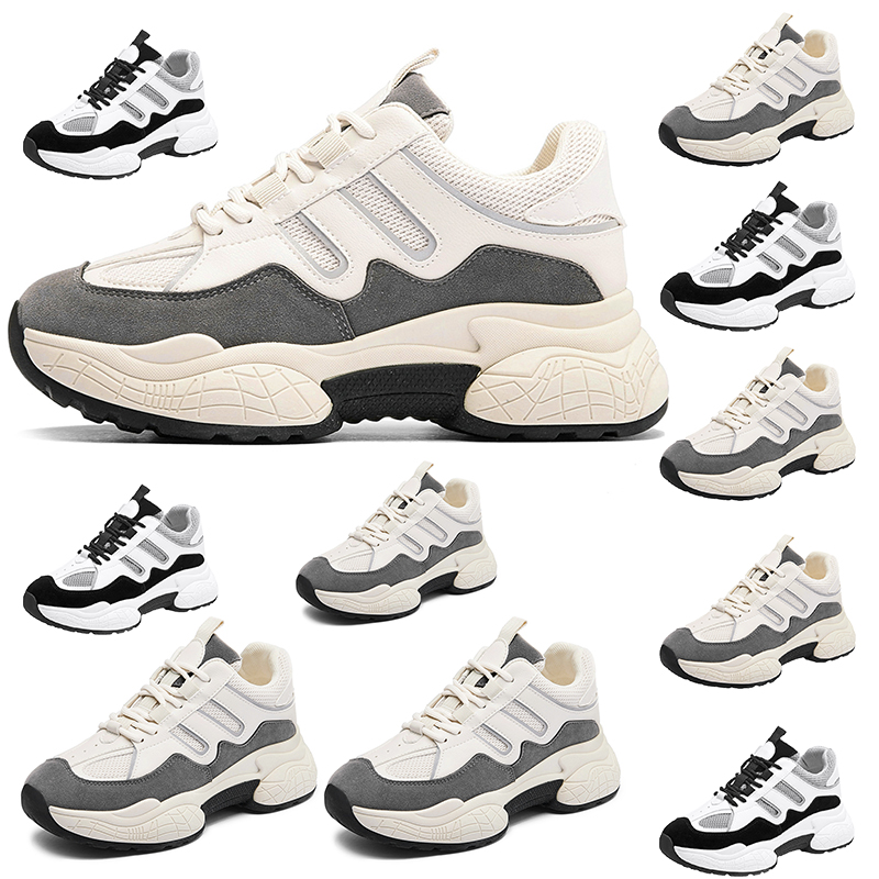 

free run for women old dad shoes triple white grey black mesh breathable comfortable sports designer sneakers size 35-40, A1