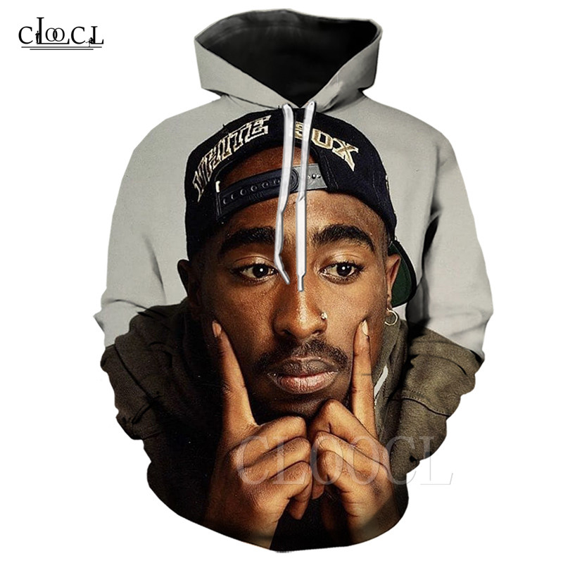 

American Rapper Tupac 2Pac 3D Printed Hoodie Hip Hop Style Sweatshirt 2020 New Trend Casual Hoodie Streetwear Women Men Clothing