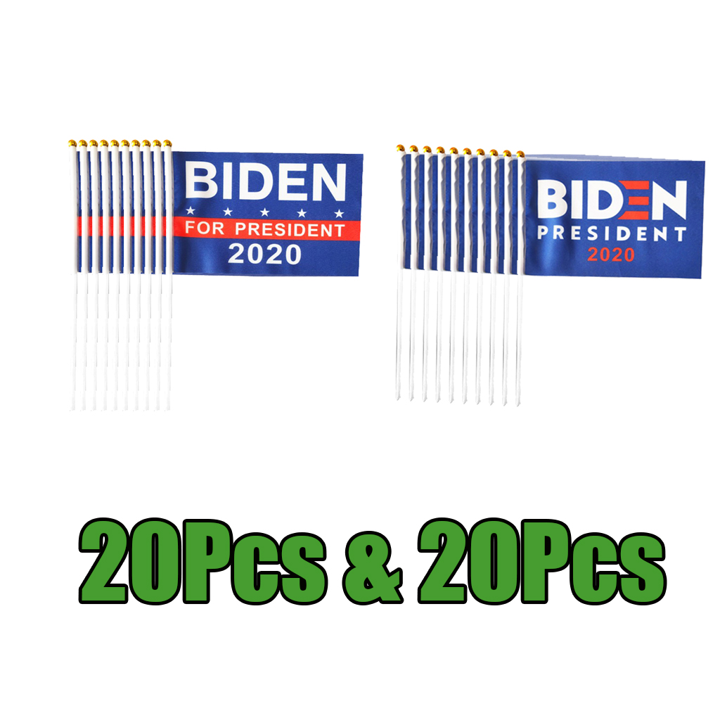 

40pcs joe biden 2020 flags president banners home car decor flags polyster
