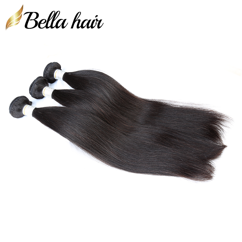 

bellahair brazilian peruvian human virgin hair bundles 8 30 unprocessed straight human hair weft extension remy human hair 3pcs lot, Natural color