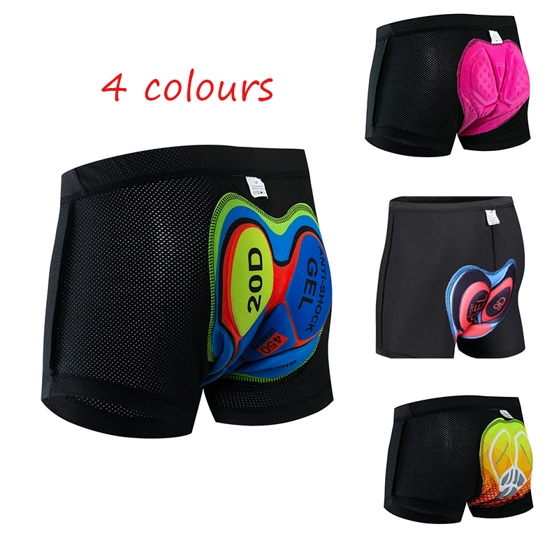 

Cycling shorts cycling sports underwear compression tights bicycle shorts gel underwear men and women MTB Riding Bike, Women pad underwear