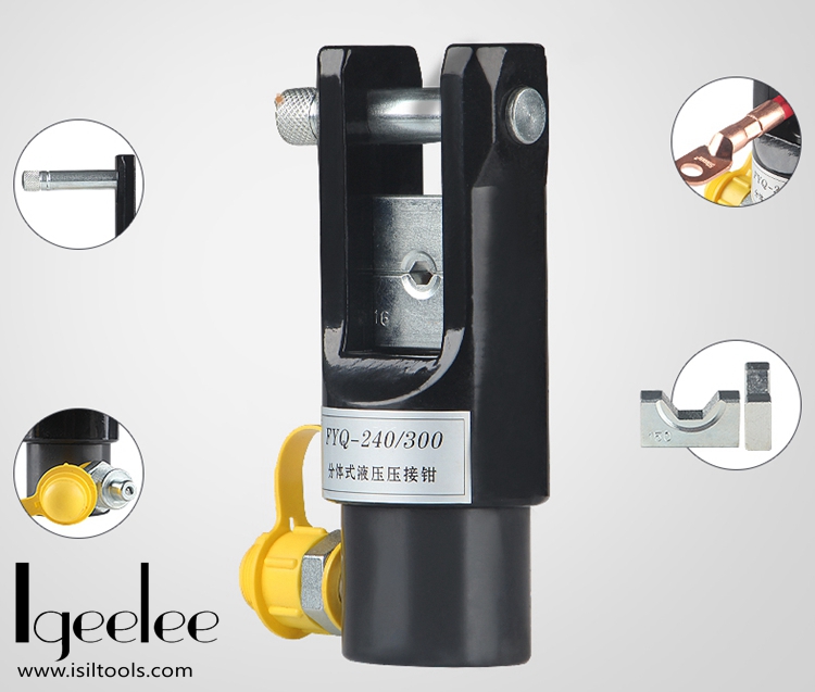 

Hydraulic Crimping Head 16-300mm2 FYQ-240/300 Hydraulic Crimping Plier Head Compression with pump