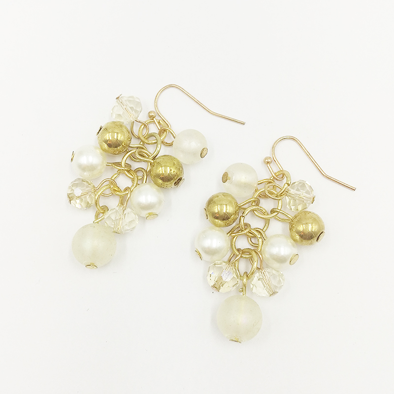 gold hanging earrings online shopping