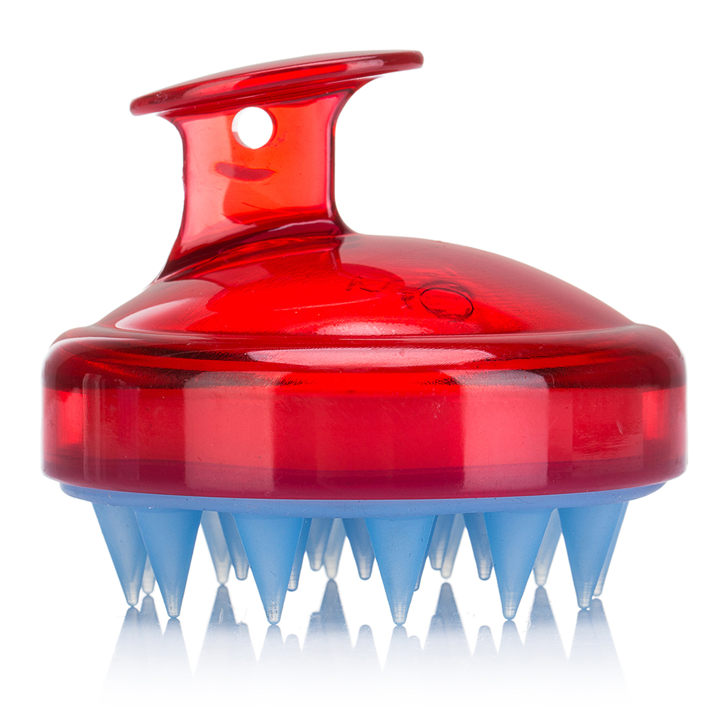 

Hair Scalp Massager, Shampoo Brush Silicone Head Massager, Silver