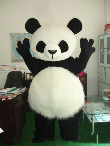 

2019 High quality Classic panda mascot costume bear mascot costume giant panda mascot costume free shipping, As picture