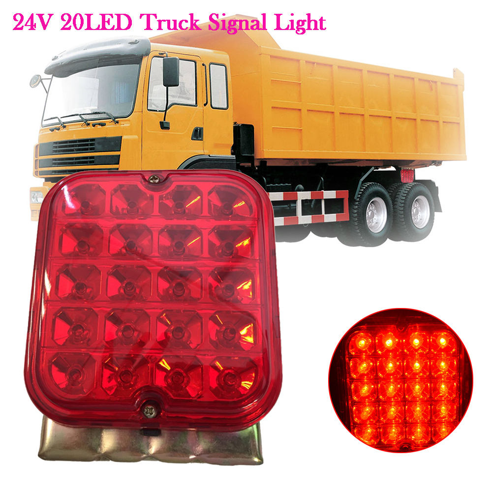 La Seguridad luz de Marcha atr/ás Caravana luz indicadora de Giro luz Nocturna Super Brillo Luz Trasera LED de 12V // 24V luz de Freno Remolque Color : 24V etc
