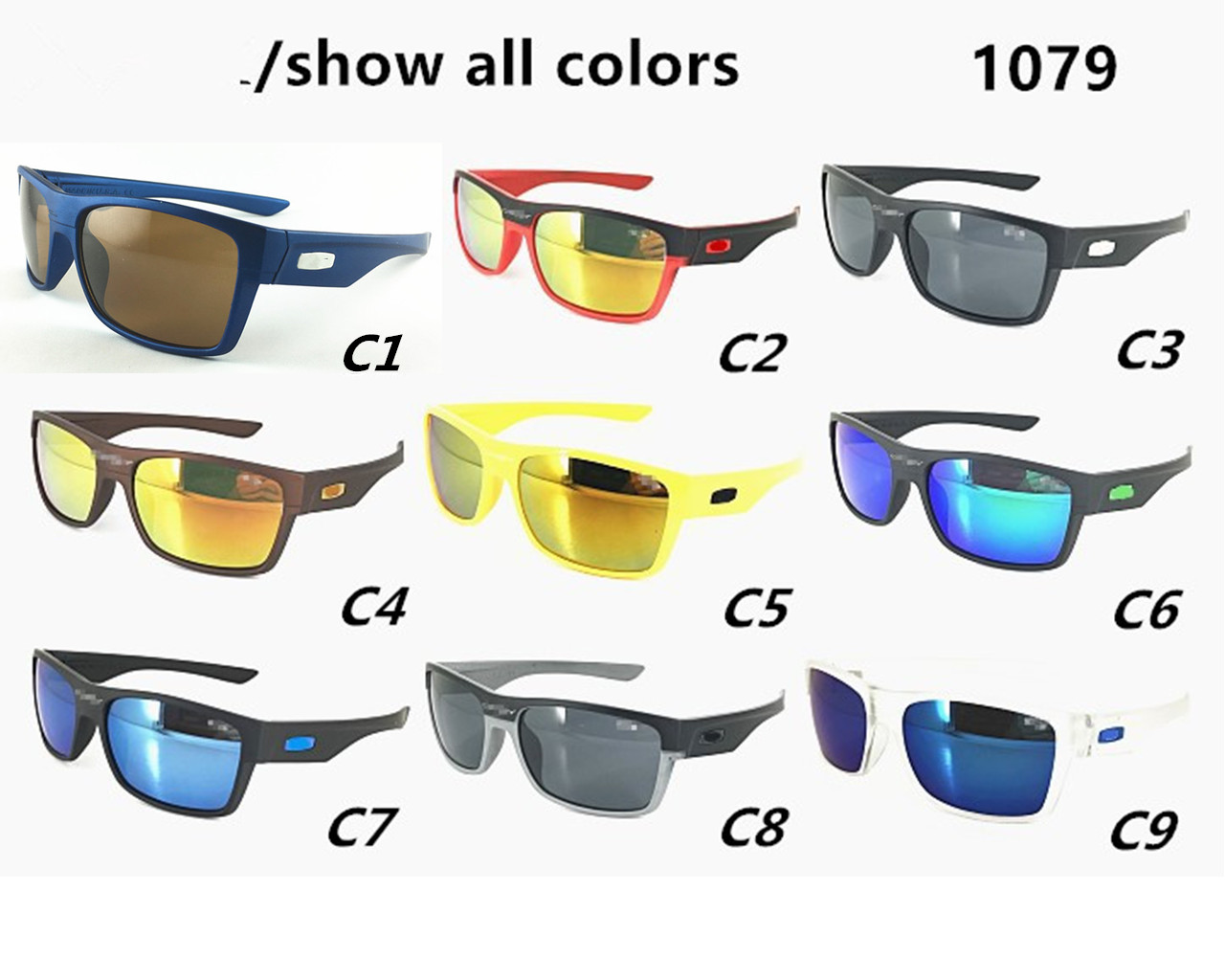 

brand new sunglasses men women driving goggles 2019 cycling sports dazzling eyeglasses reflective coating sunglasses 1079 A++ free shipping
