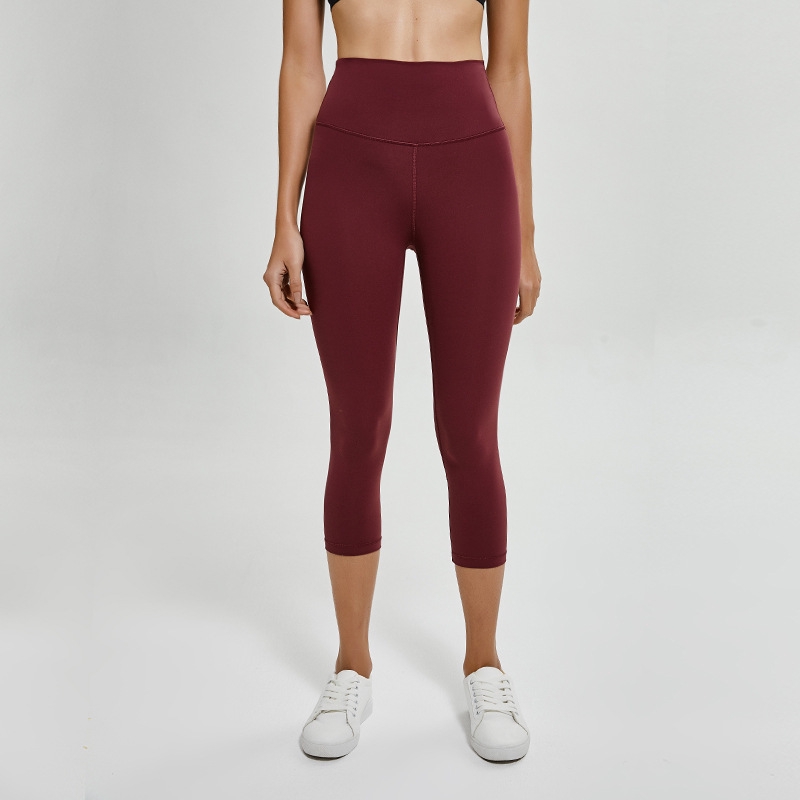 

Fashion Gym Align Crop 21' Pants Women Yoga Jogger Pants High Waist Cropped Trousers Leggings Gym Pants