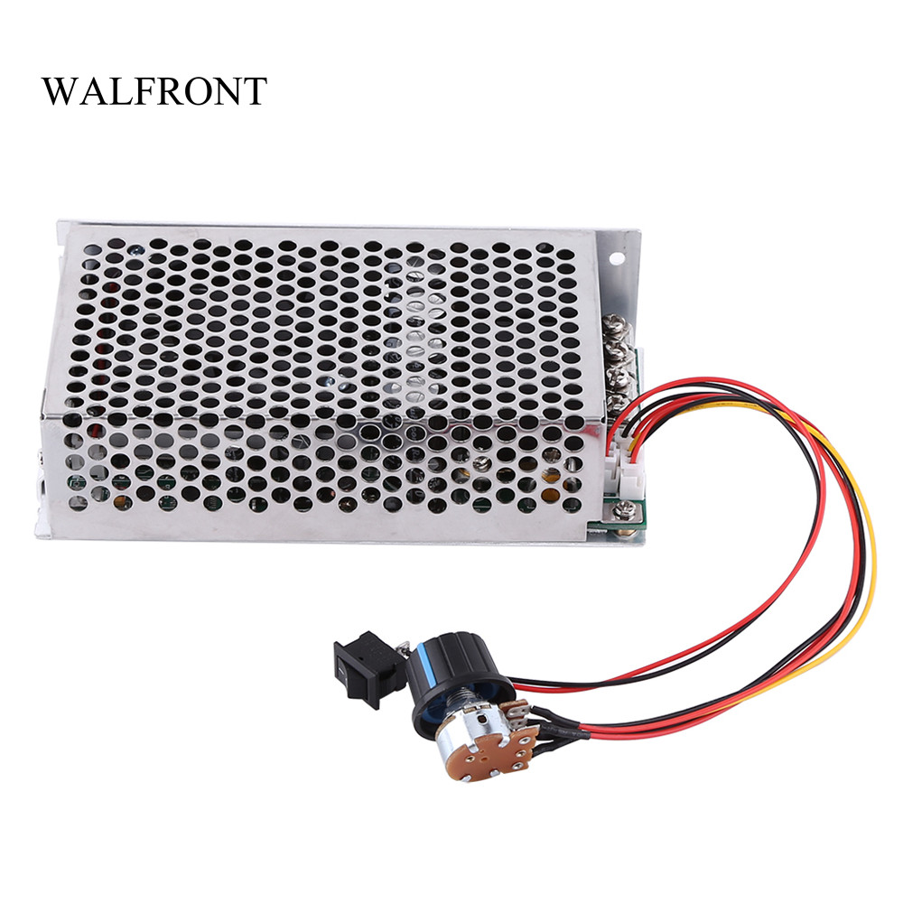 6-30V DC Motor Speed Controller Brushless Motor Driver Controls Module Pulse Width PWM Regulator Switch Wal front