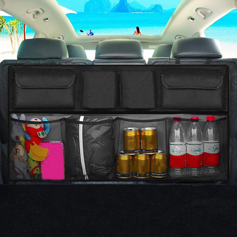 

Car Trunk Organizer Large Capacity Adjustable Backseat Oxford Storage Bag Universal Automobile Seat Back Organizers Accessories