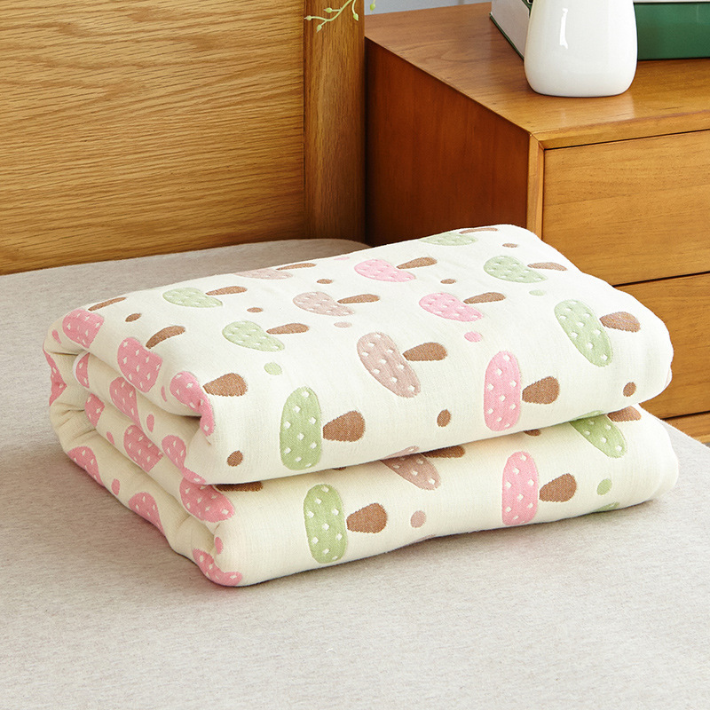 

Soft Newborn Blanket Lovely Pattern Baby Bedding Breathable Children Towel Printing Infant Quilt For Bedding Toddler Blanket