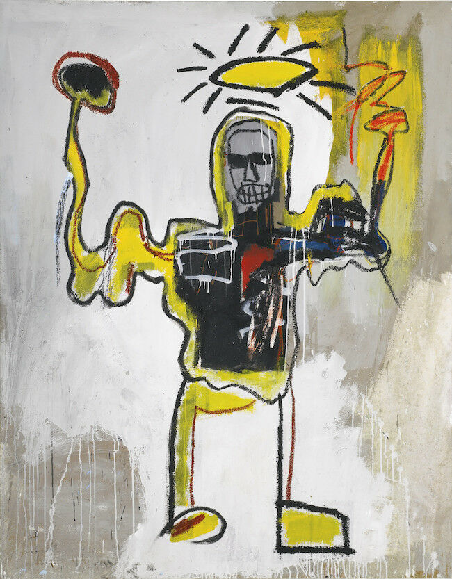 

Jean Michel Basquiat Oil Painting On Canvas Graffiti Art The Athlete Wall Art Home Decor Handpainted &HD Print 191016