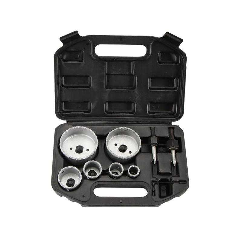 

9Pcs 22mm-73mm Carbide Tip HSS Drills Bit Hole Saw Cutter For Stainless Steel Metal Drilling Alloy Hole Saw Set